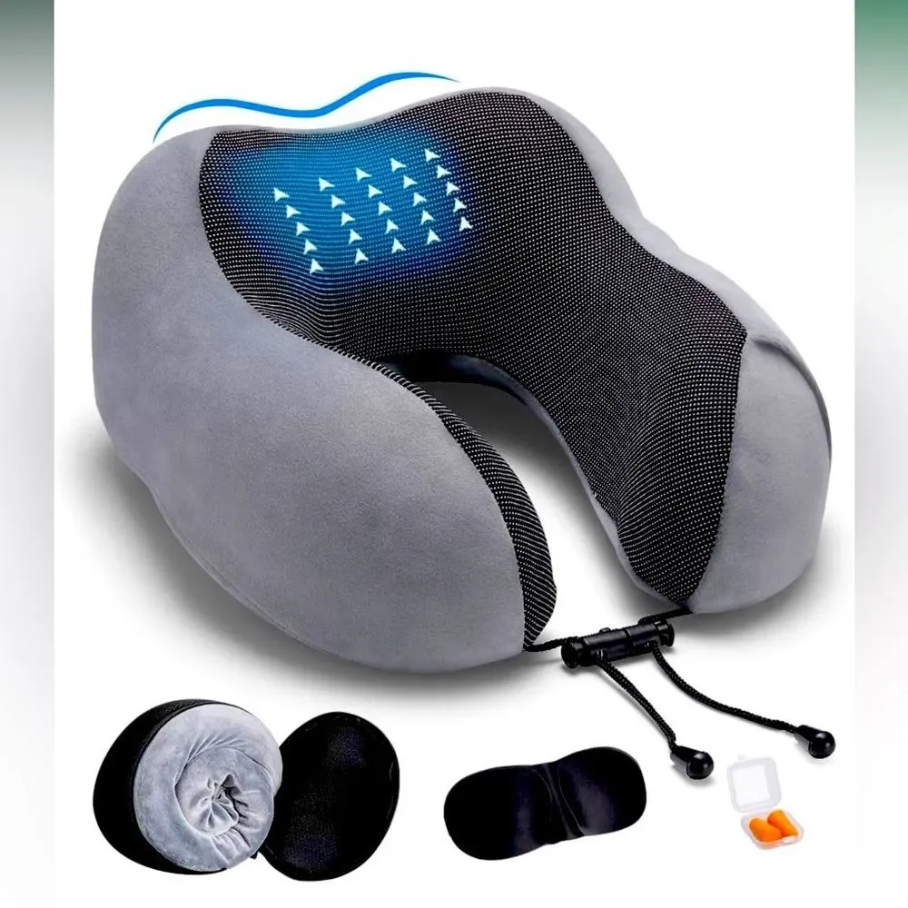 DYD travel pillow with travel bags , sleeping mask , ear plugs